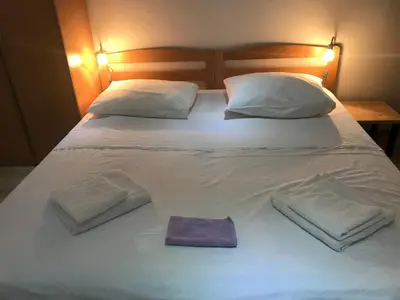 Krevet ili kreveti u jedinici u objektu Peter&Zana Apartments