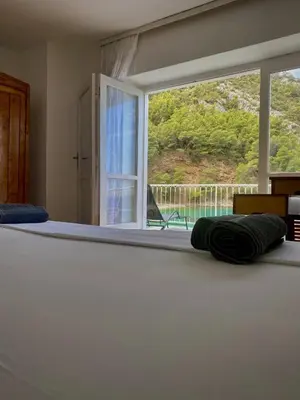 Balkon ili terasa u objektu Robinson Crusoe ECO bay apartment