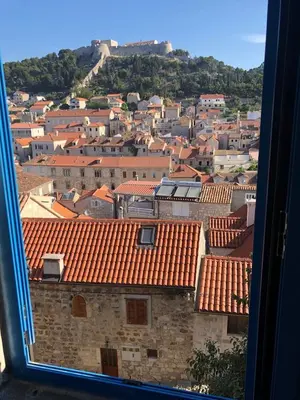 Pogled na grad 'Hvar' ili pogled na grad iz apartmana