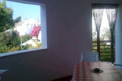 Tlocrt objekta Modern apartment in Zavala, 50 m² with free parking.