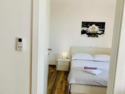 Krevet ili kreveti u jedinici u objektu La Mer 2