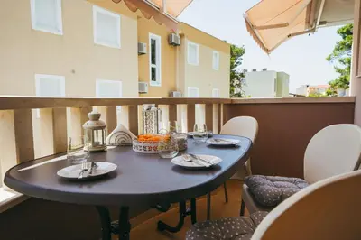 Balkon ili terasa u objektu Villa Promajna 5