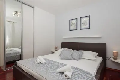 Krevet ili kreveti u jedinici u objektu House Andre
