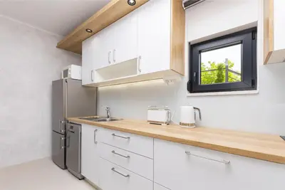 Kuhinja ili čajna kuhinja u objektu Apartments Villa Nadalina Deluxe