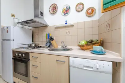 Kuhinja ili čajna kuhinja u objektu Apartments Draga