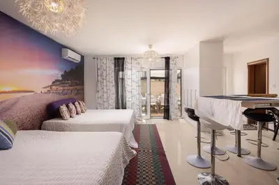 Krevet ili kreveti u jedinici u objektu Maki Exclusive Apartments