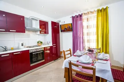 Kuhinja ili čajna kuhinja u objektu Apartment Rilka