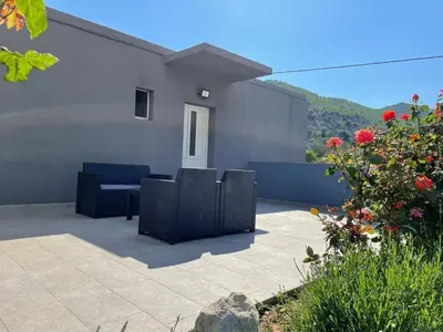 Vrt u objektu Apartment in Gata with terrace, air conditioning, WiFi, washing machine (4893-1)