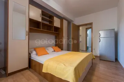 Krevet ili kreveti u jedinici u objektu Quiet Area apartments Rose