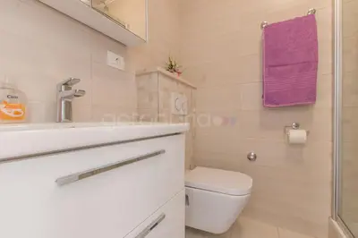 Kupaonica u objektu Quiet Area apartments Rose