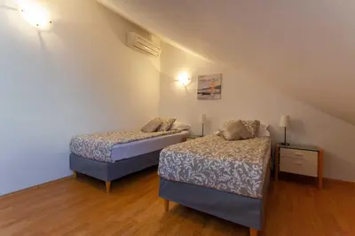 Krevet ili kreveti u jedinici u objektu Apartment Jerry with private pool