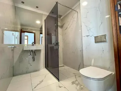 Kupaonica u objektu Sea House Resort