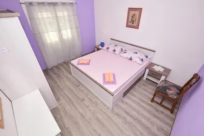 Krevet ili kreveti u jedinici u objektu Apartments Makarska Gudelj Cvitan