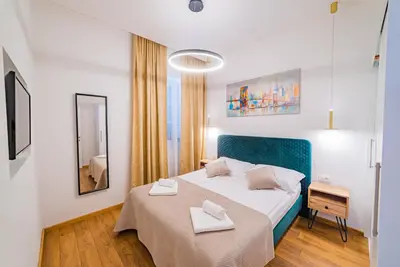 Krevet ili kreveti u jedinici u objektu Apartman Lena Centar