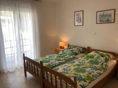 Krevet ili kreveti u jedinici u objektu Dalmatia Apartments