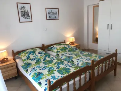 Krevet ili kreveti u jedinici u objektu Dalmatia Apartments