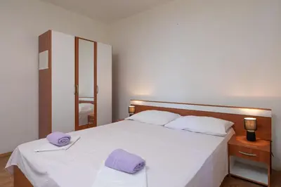 Krevet ili kreveti u jedinici u objektu Beach Apartments 