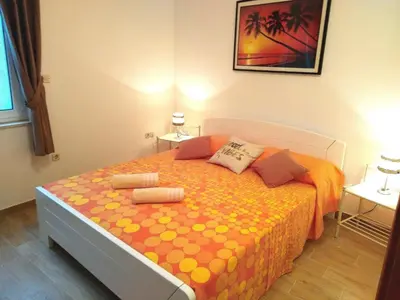 Krevet ili kreveti u jedinici u objektu Apartments with a parking space Hvar - 9658