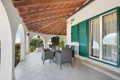 Balkon ili terasa u objektu Charming Villa Nika with the pool