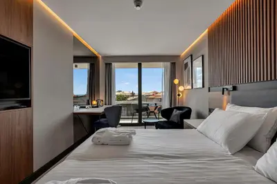 Krevet ili kreveti u jedinici u objektu Boutique Hotel Noemia