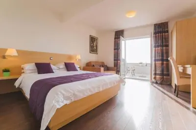 Krevet ili kreveti u jedinici u objektu Villa Dubrovnik
