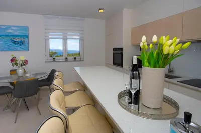 Kuhinja ili čajna kuhinja u objektu A&D Deluxe Penthouse Apartment Dani