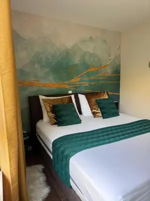Krevet ili kreveti u jedinici u objektu Apartment Olijfboom