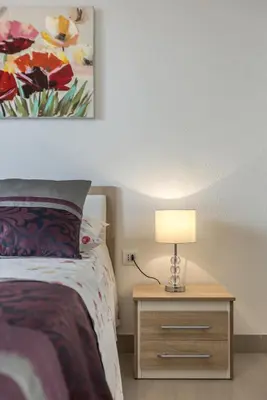 Krevet ili kreveti u jedinici u objektu APARTMENTS Petra studio