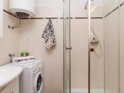 Kupaonica u objektu Apartment Ella Sea View