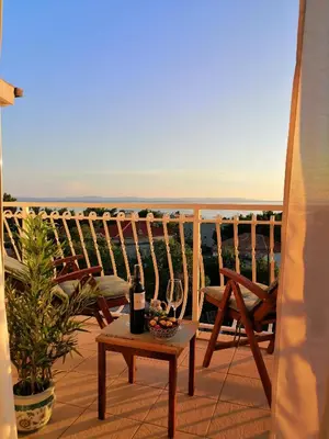 Balkon ili terasa u objektu Apartment near the sea-self check-in