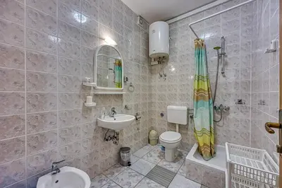 Kupaonica u objektu Studio Apartmani Ivanda