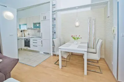 Kuhinja ili čajna kuhinja u objektu Relaxing holiday sunset apartment