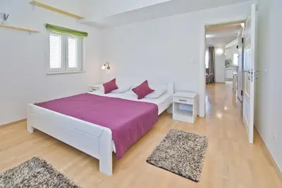 Krevet ili kreveti u jedinici u objektu Relaxing holiday sunset apartment