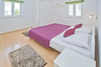 Krevet ili kreveti u jedinici u objektu Relaxing holiday sunset apartment