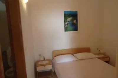 Krevet ili kreveti u jedinici u objektu A2+1 Groundfloor Brela