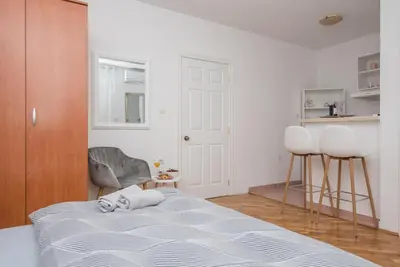 Krevet ili kreveti u jedinici u objektu Škiljini dvori - Studio-apartman 3