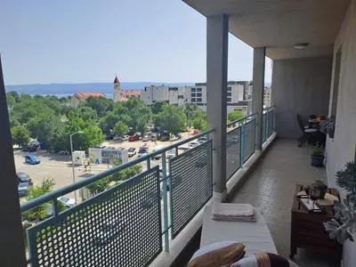 Balkon ili terasa u objektu City, sea and river view, Omis