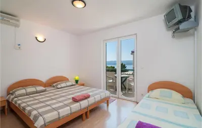 Krevet ili kreveti u jedinici u objektu Stunning Apartment In Stanici With Wifi