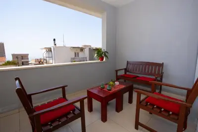Balkon ili terasa u objektu Apartmani Slobodan