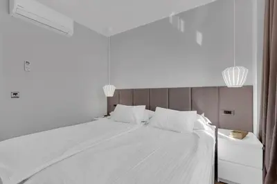 Krevet ili kreveti u jedinici u objektu Apartmani Vila Jelena 1 - Makarska Exklusiv