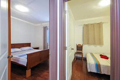 Krevet ili kreveti u jedinici u objektu Apartmani Cezar Makarska