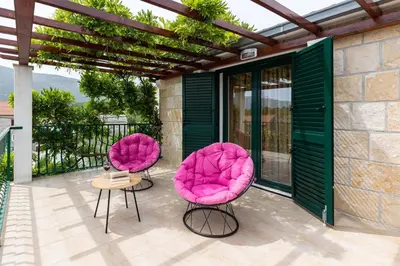 Balkon ili terasa u objektu Villa Josip near Omiš , private pool