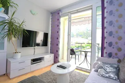 TV i/ili zabavni centar u objektu Luxury Family Apartment Omiš