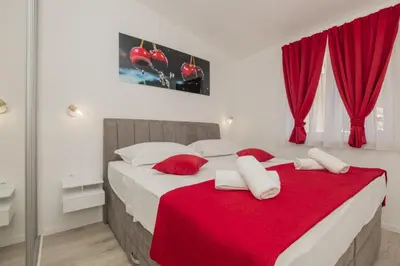 Krevet ili kreveti u jedinici u objektu Holiday Home Maslina near Omis