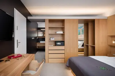 Krevet ili kreveti u jedinici u objektu Wind Rose Wellness Villas, Villa Bura