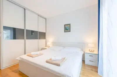 Krevet ili kreveti u jedinici u objektu Apartmani Krilo