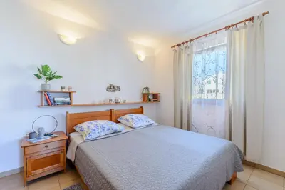 Krevet ili kreveti u jedinici u objektu Beach front apartment Wojtek