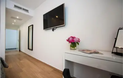TV i/ili zabavni centar u objektu Luxurious Home In Sutivan