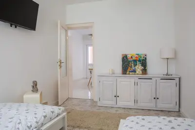 Krevet ili kreveti u jedinici u objektu Blue Lagoon Beach Apartments