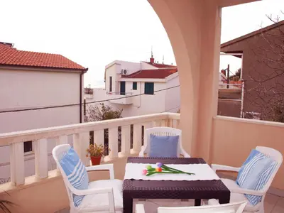 Balkon ili terasa u objektu Apartments Dani želja
